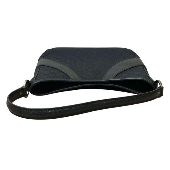 GUCCI GG Canvas and Leather Handbag 113012 Black Women's - Picture 5 of 11
